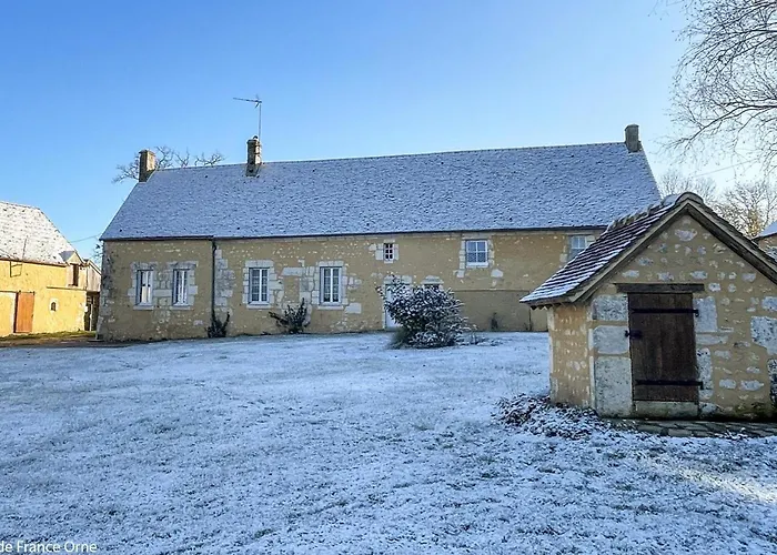 Дом отдыха Longere Percheronne Spacieuse Avec Jardin Et En Option - Fr-1-497-138